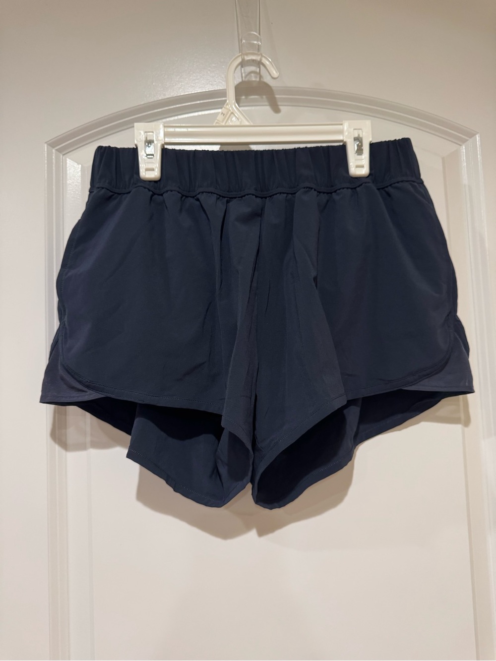 aerie Navy Athletic Layered Running Shorts